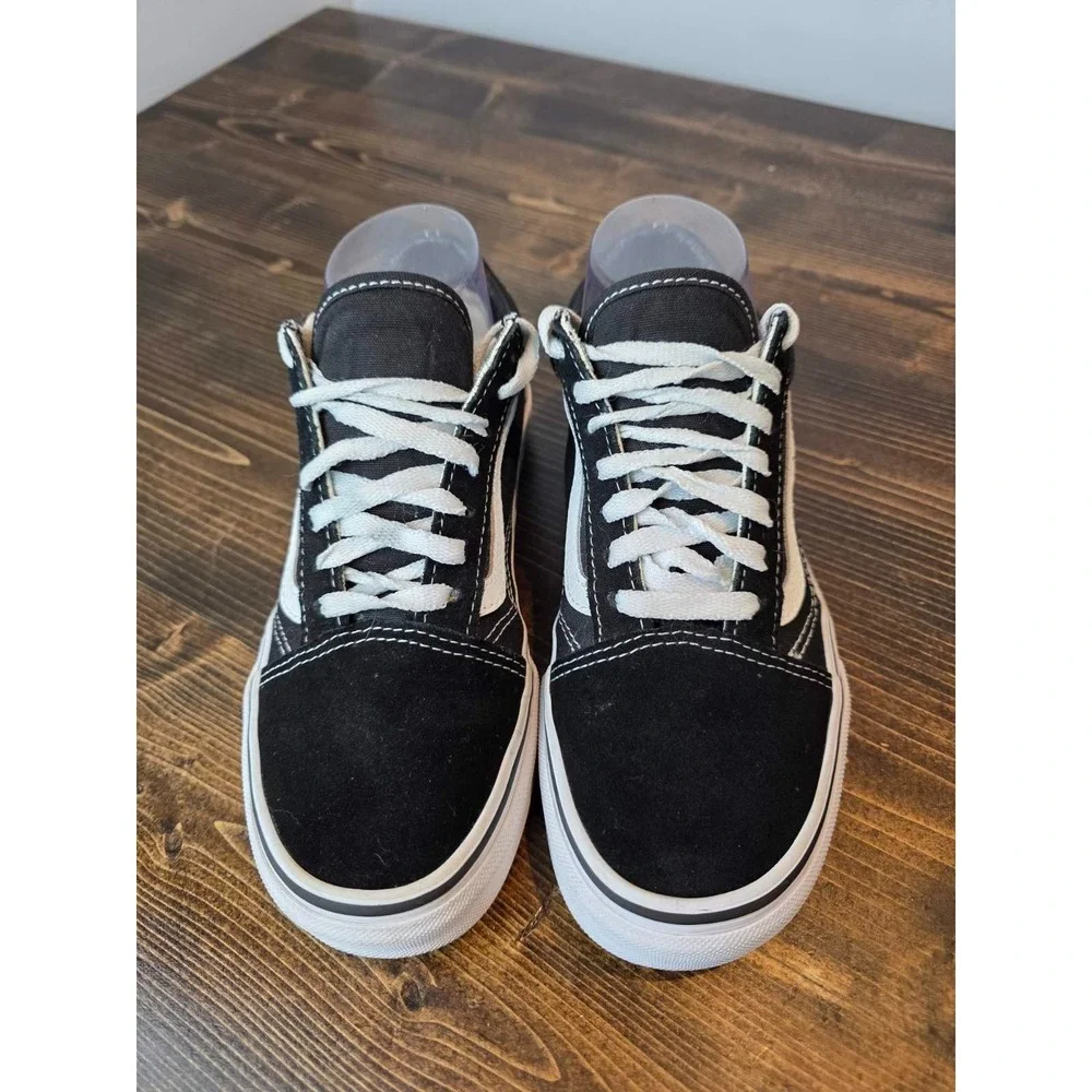 Vans Old Skool Men's Sneakers Size 5 Women's 6.5 Black Suede Canvas Casual Shoes